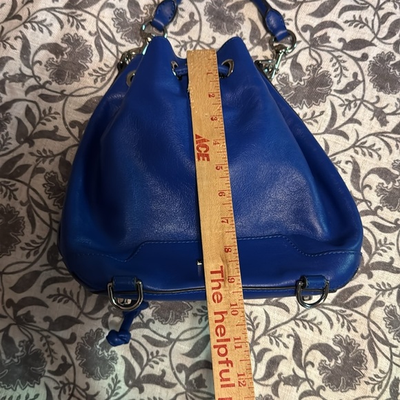 Rebecca Minkoff Blue Leather Backpack/HandBag - Picture 6 of 10